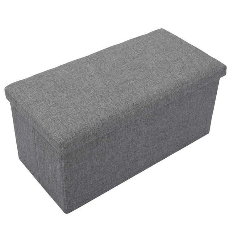 Latitude Run® Upholstered Flip Top Storage Bench Wayfair.ca